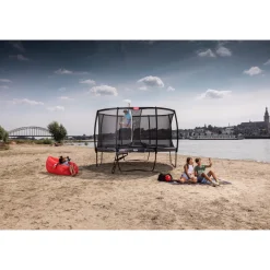 Berg Trampolin Champion inkl. Sicherheitsnetz Deluxe AirFlow Pro