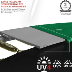 Berg Trampolin Favorit inkl. Sicherheitsnetz Comfort