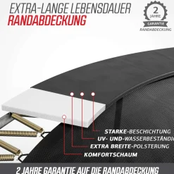 Berg Trampolin Grand Champion inkl. Sicherheitsnetz Deluxe AirFlow Pro