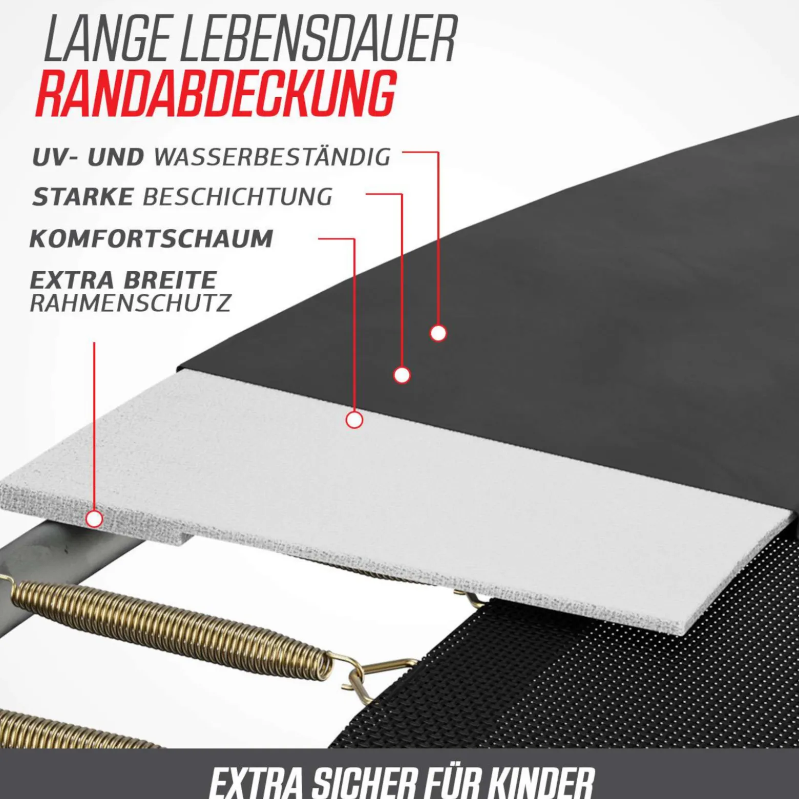 Berg Trampolin Grand Favorit inkl. Sicherheitsnetz Comfort