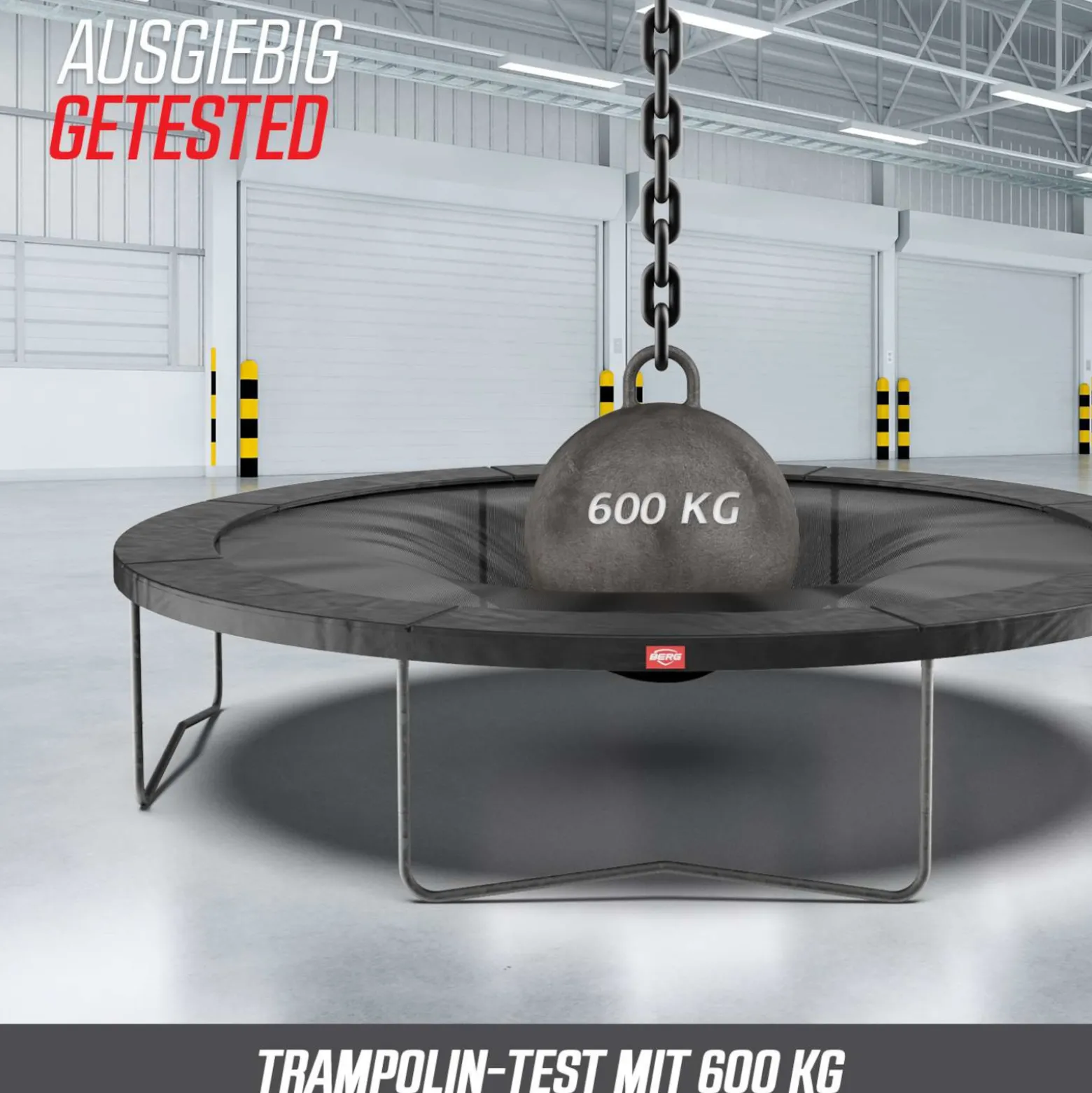 Berg Trampolin Grand Favorit inkl. Sicherheitsnetz Comfort