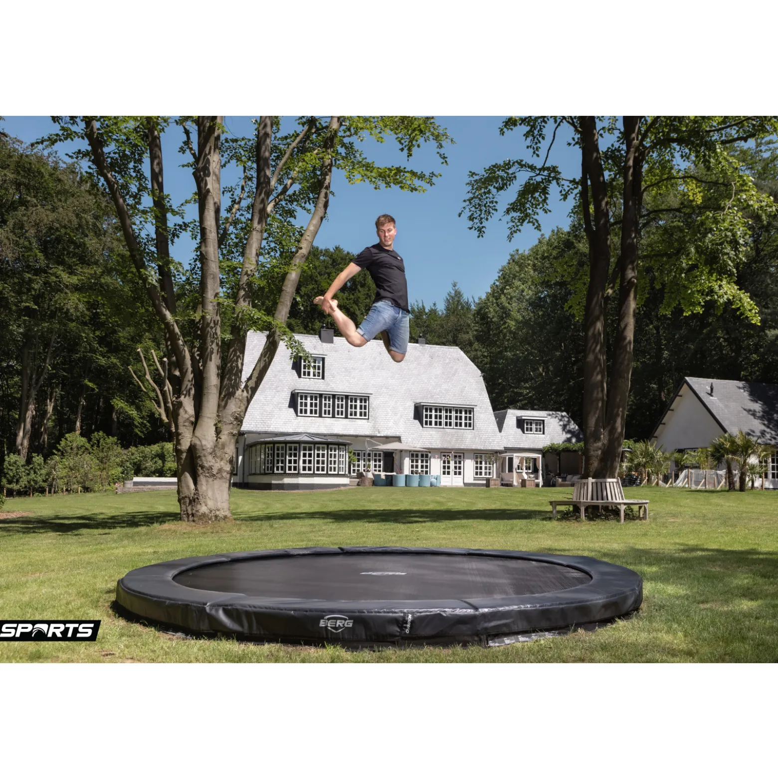 Berg Trampolin InGround Champion Sports AirFlow Pro