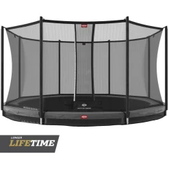 Berg Trampolin InGround Favorit inkl. Sicherheitsnetz Comfort