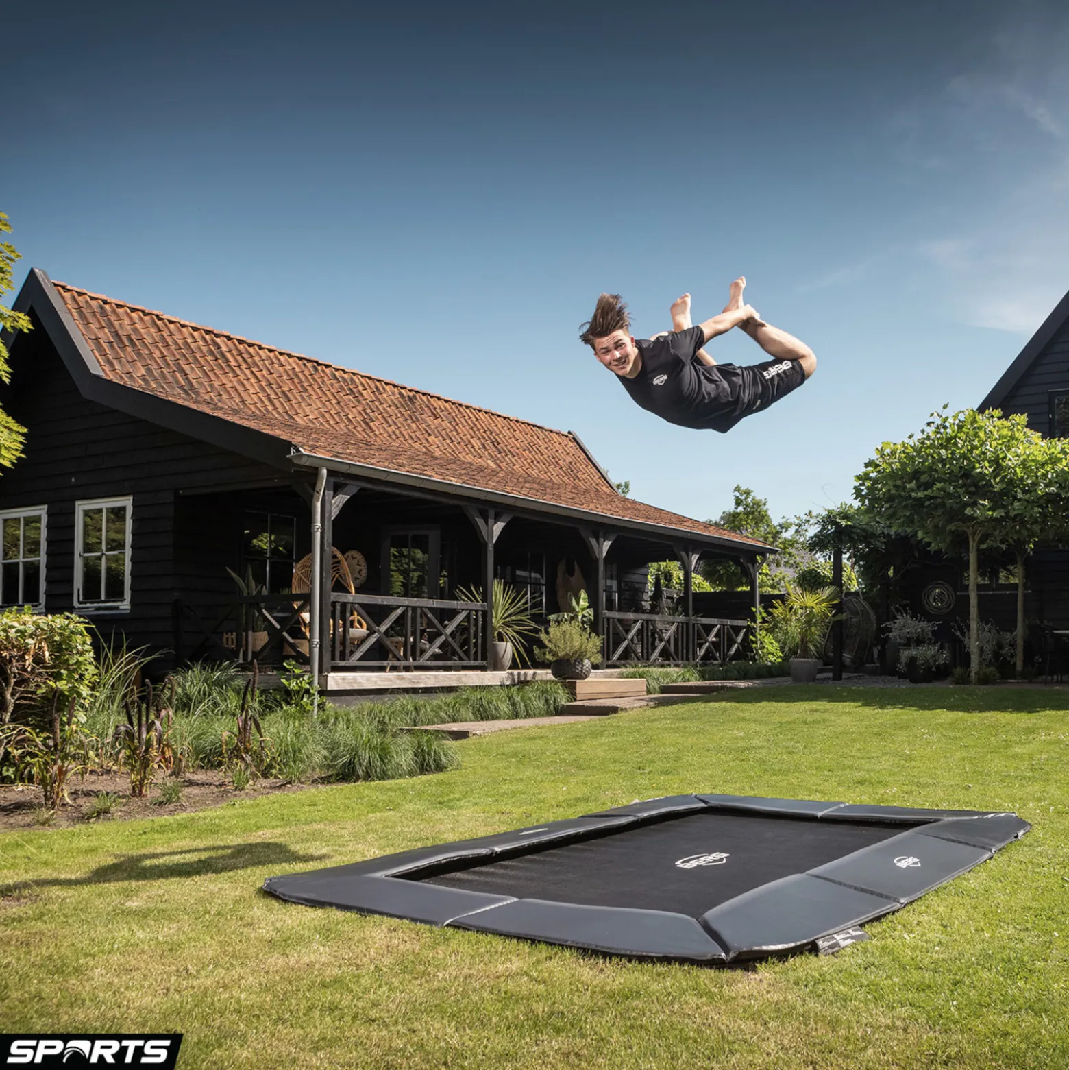Berg Trampolin Ultim Champion Flatground Sports AirFlow Pro