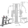 BodyCraft Beinpresse für Kraftstation Galena