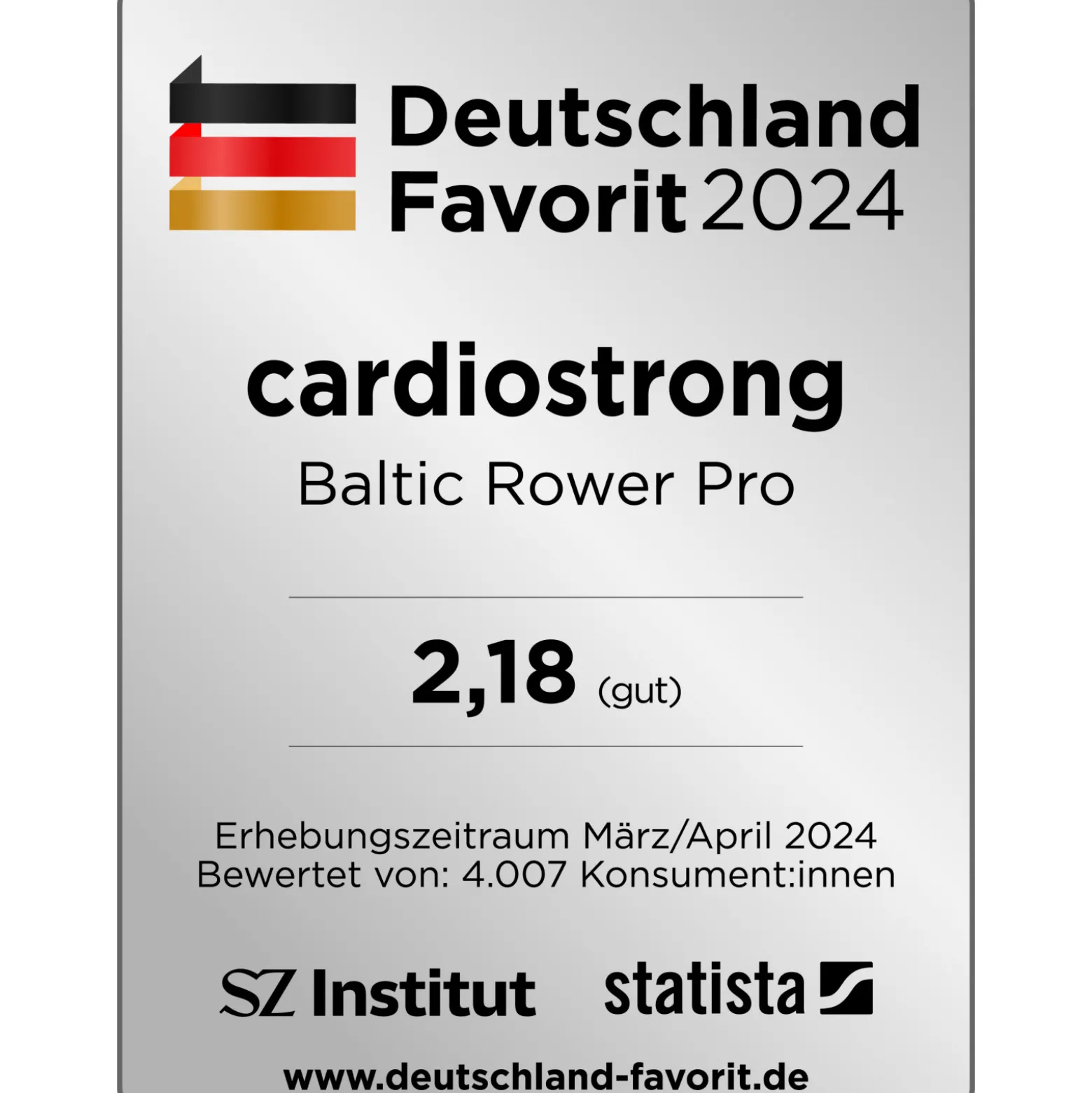 cardiostrong Baltic Rower Pro Rudergerät