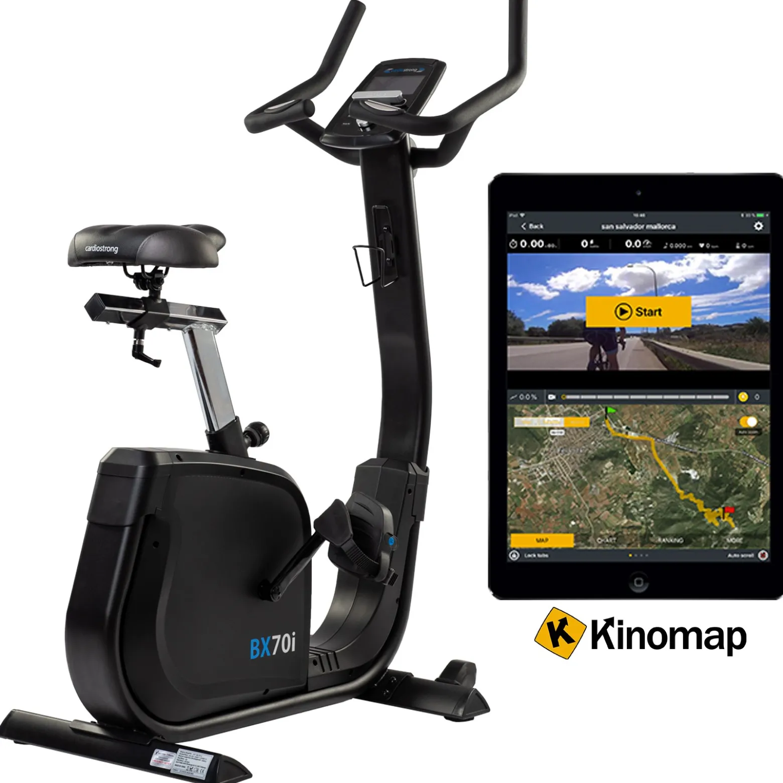 cardiostrong Ergometer BX70i Kinomap-Bundle
