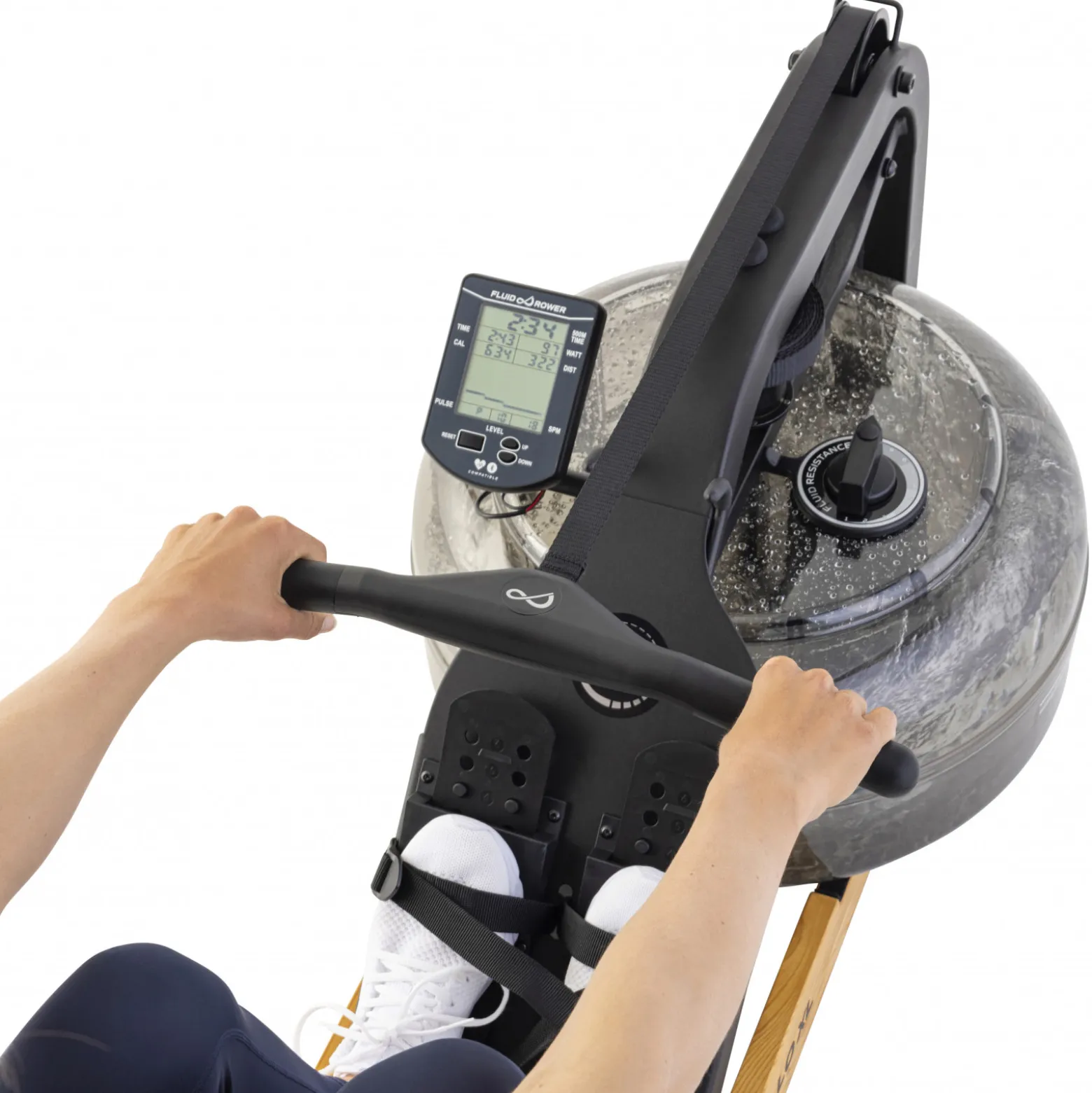 Fluid Rower Rudergerät Apollo XL Buche