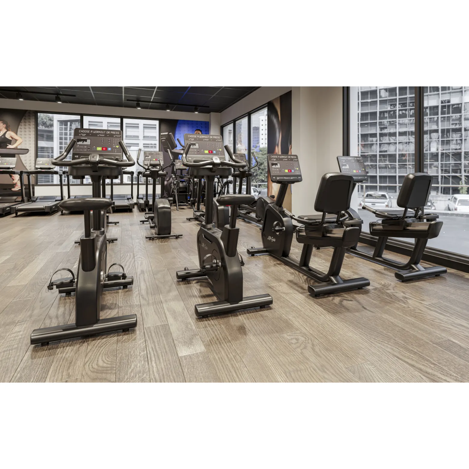 Life Fitness Liegeergometer Aspire Serie