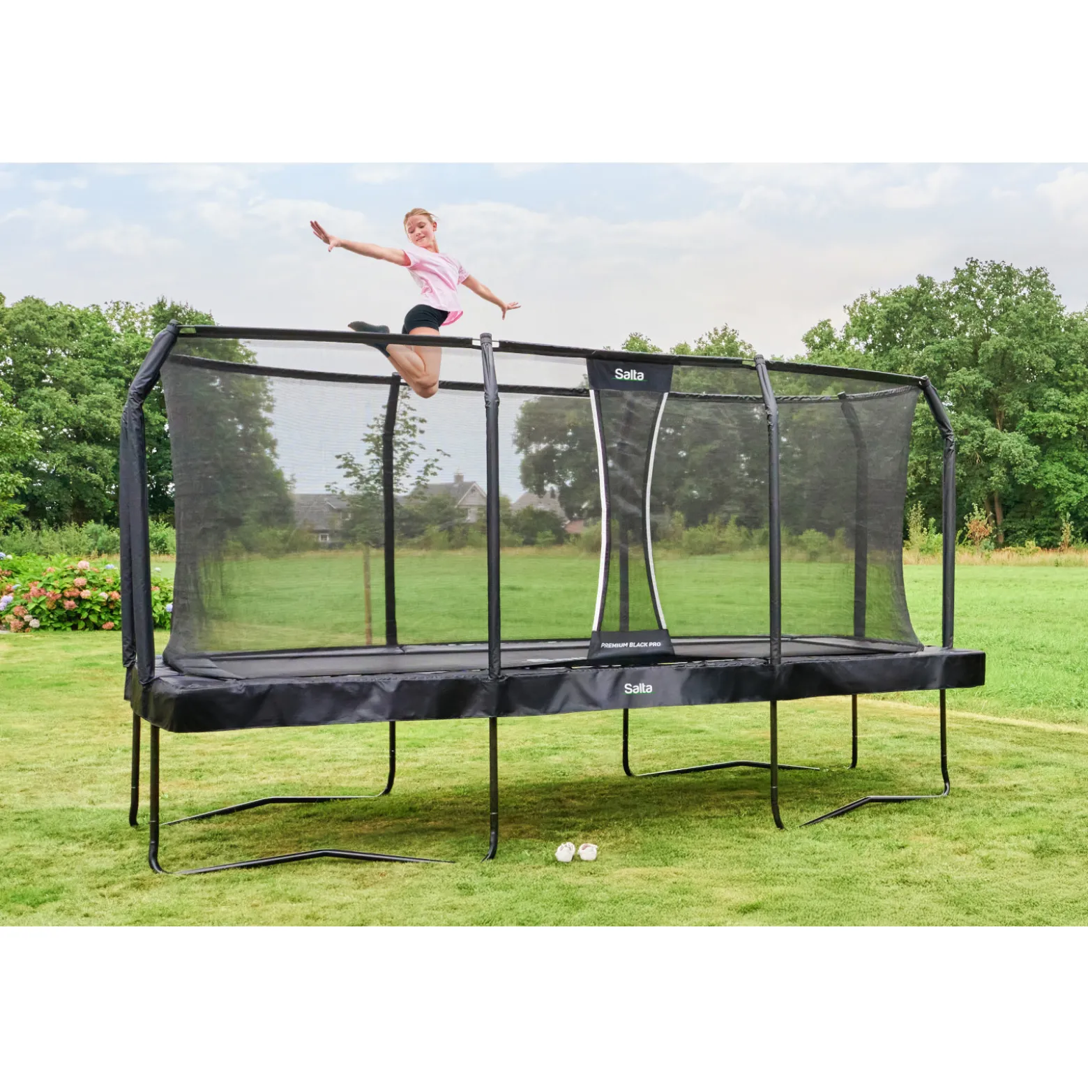 Salta Trampolin Premium Black Pro rechteckig
