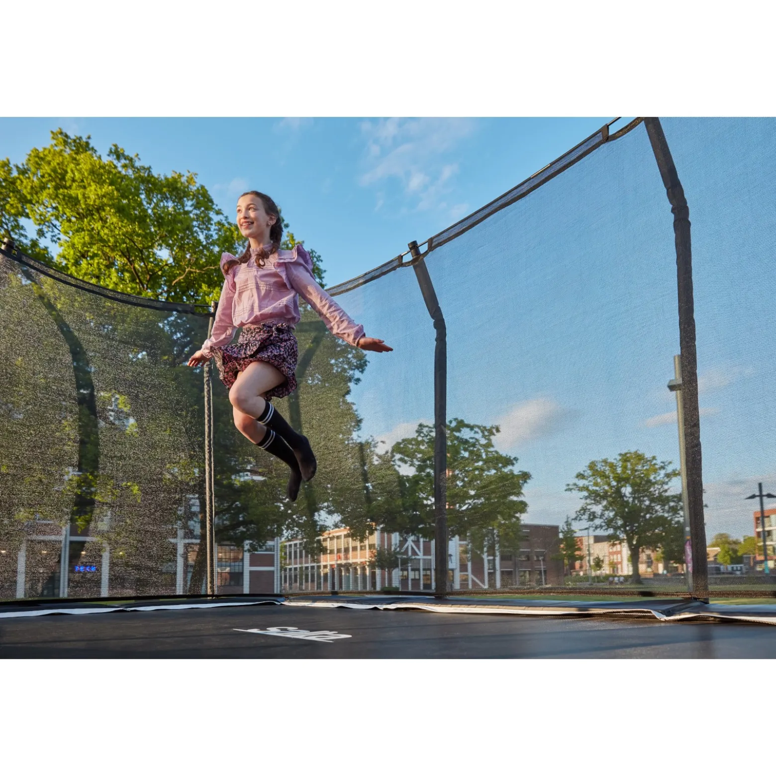 Salta Trampolin Premium Black rechteckig