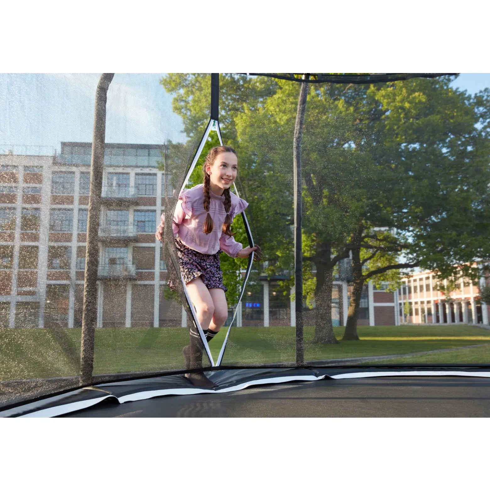 Salta Trampolin Premium Black rechteckig